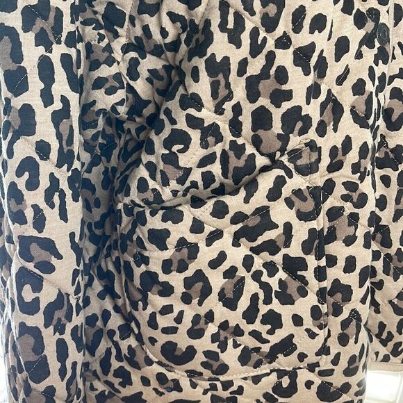 KENSIE Leopard Print long sleeve jacket - Picture 4 of 12
